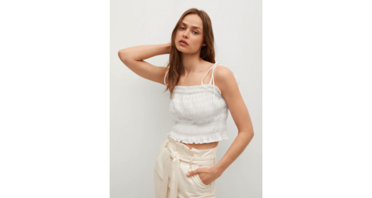 Draped crop 