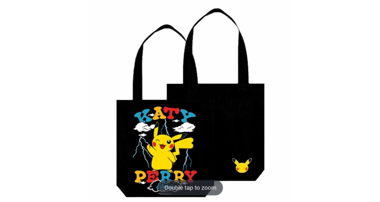 Katy perry x pokemon聯乘tote bag