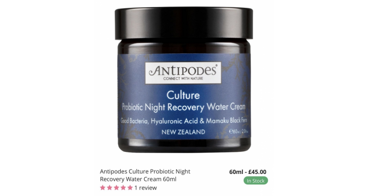 probiotic nught cream