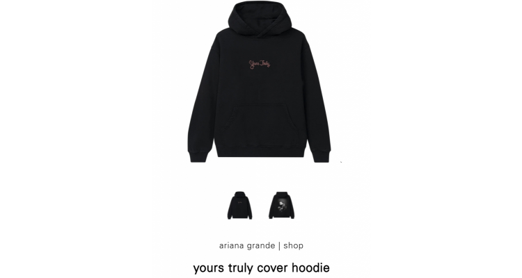 ariana grande 復刻hoodie