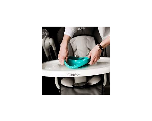 加拿大 BBLUV 矽膠餐盤和匙羹套裝 芥辣黃色