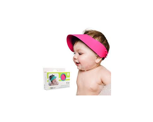 加拿大 BBLUV 矽膠幼兒浴帽 桃紅色
