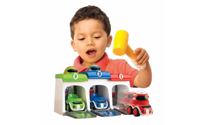 Tomy 卡通賽車+車庫