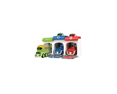 Tomy 卡通賽車+車庫