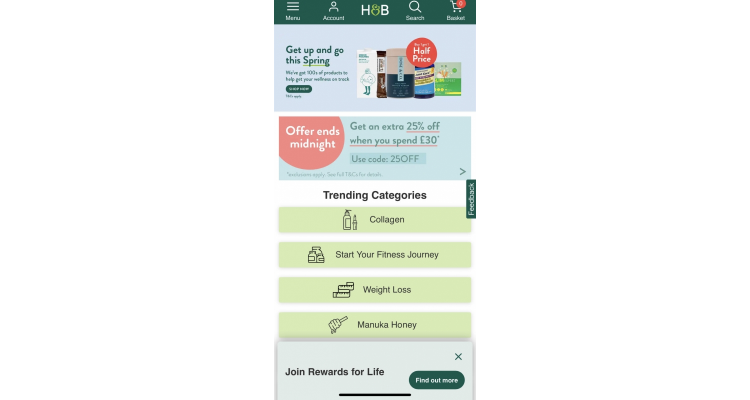 Holland Barrett 特價