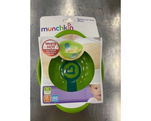 Munchkin 感溫幼兒餐碗（3件裝）