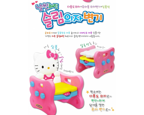 韓國 Kumbo 2合1 Hello Kitty 兒童訓練便器及兒童椅