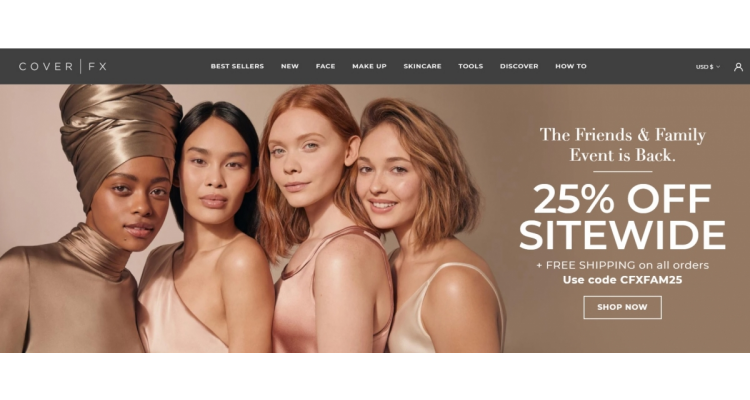 CoverFX Friends and Family Sales