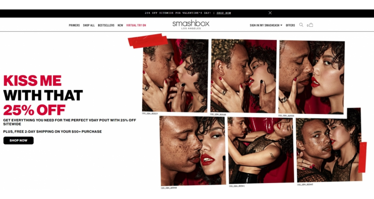 Smashbox美國官網全場75折