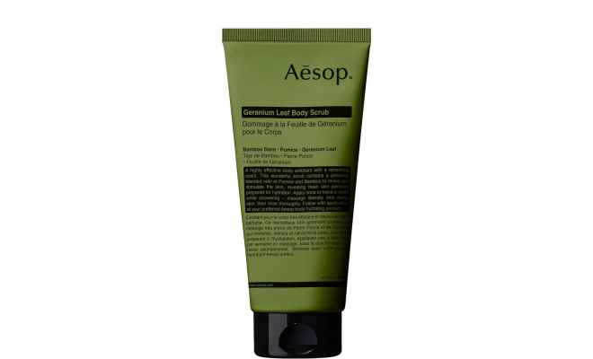 Aesop Geranium Leaf Body Scrub 天竺葵身體去角質露 180ml