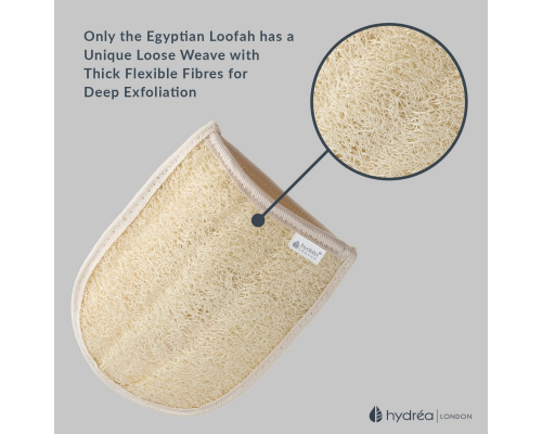 Hydrea London Organic Egyptian Loofah Exfoliating Bath Mitt 有機埃及絲瓜絡去角質沐浴手套