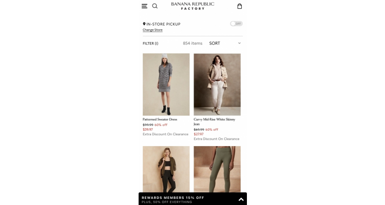 Banana Republic Factory特價