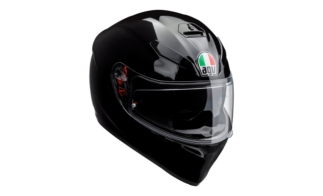 全新 Agv K3 SV Max Vision 黑色全盔 - 摩托車頭盔 - S碼