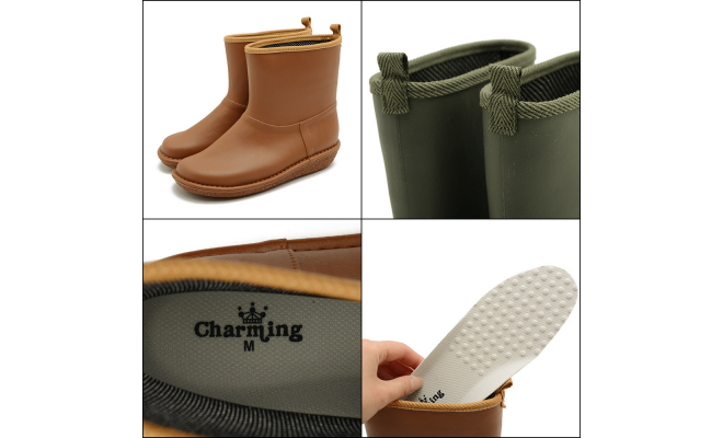 【日本Charming】超輕防水防滑低筒水鞋