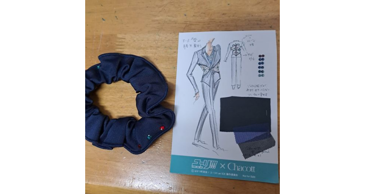 日本駿河屋-動畫「冰上的尤里」角色原創服裝髮圈