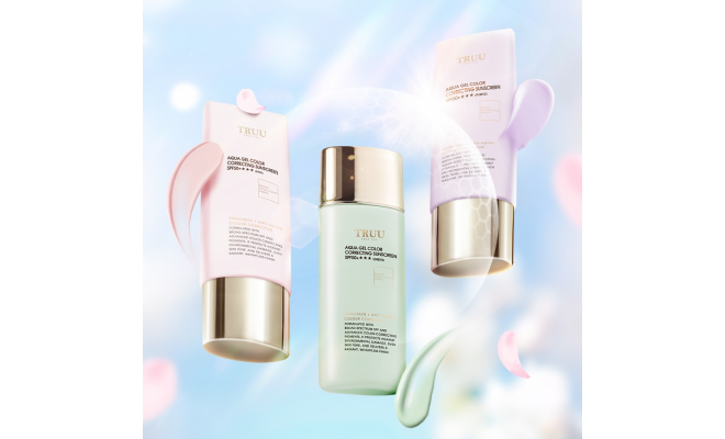 高水感亮顏校色防曬乳SPF50+★★★ 50ml (粉色/紫色/綠色)