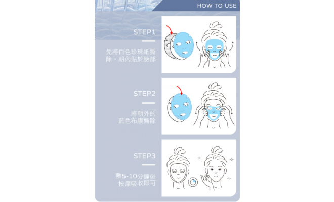 外泌體微分子美白水光面膜 28ml/片