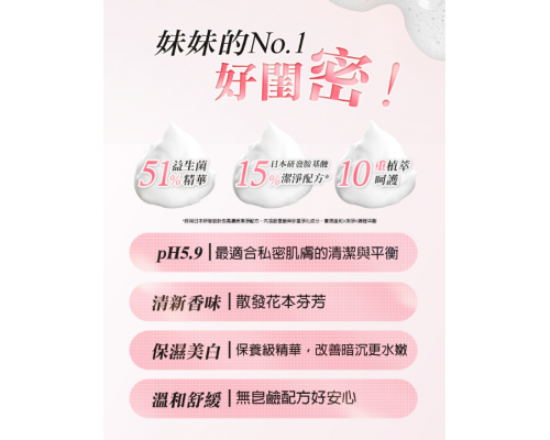 76酵母胺基酸私密處調理淨化露 150g