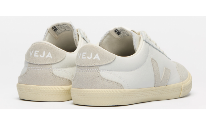 VEJA - VOLLEY LEATHER WHITE NATURAL [平行進口]