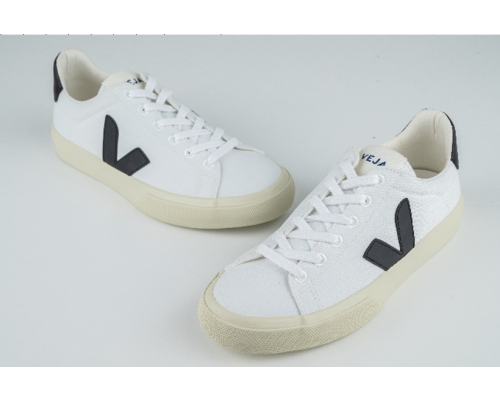 VEJA- CAMPO CANVAS WHITE BLACK [平行進口]