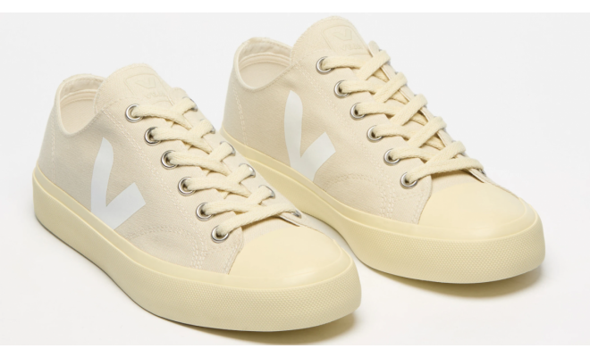 VEJA- WATA II LOW CANVAS PIERRE WHITE [平行進口]
