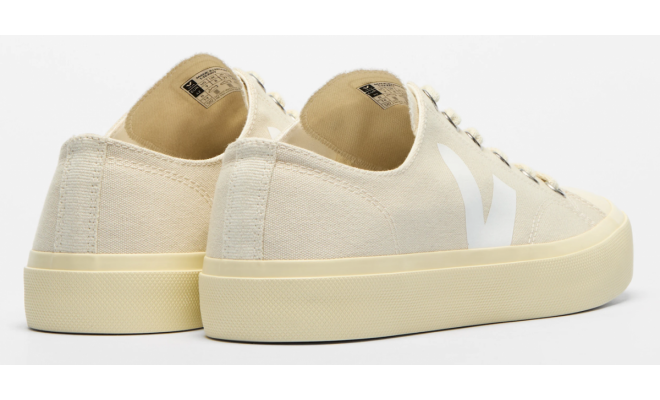 VEJA- WATA II LOW CANVAS PIERRE WHITE [平行進口]