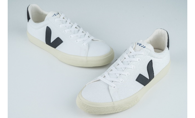VEJA- CAMPO CANVAS WHITE BLACK [平行進口]