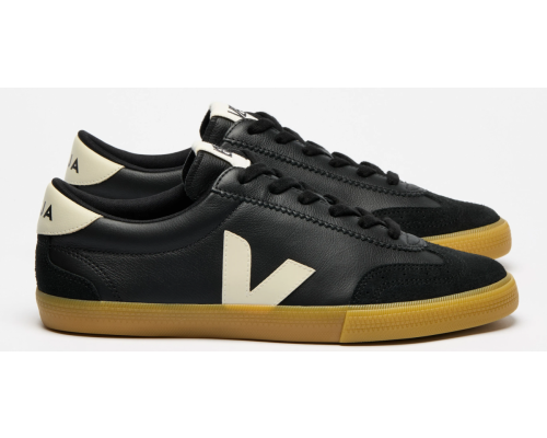VEJA- VOLLEY LEATHER BLACK PIERRE [平行進口]