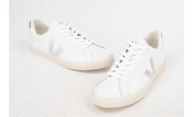 VEJA- ESPLAR LEATHER WHITE SILVER [平行進口]