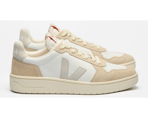 VEJA- V-82 LEATHER WHITE NATURAL ALMOND [平行進口]
