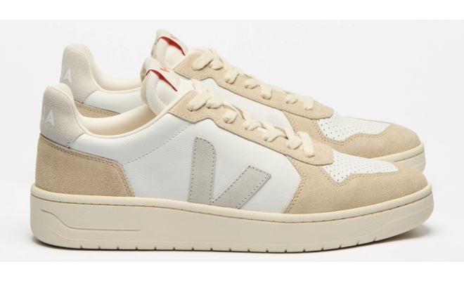 VEJA- V-82 LEATHER WHITE NATURAL ALMOND [平行進口]