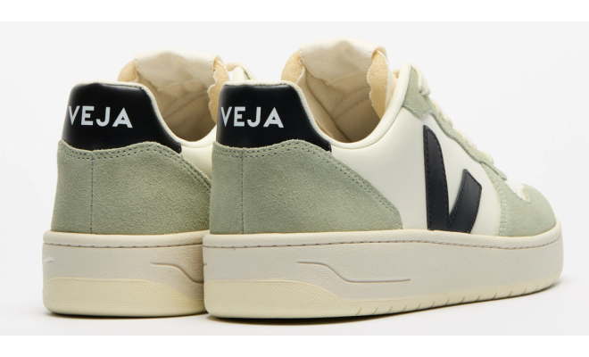 VEJA- V-10 LEATHER PURE BLACK CLAY [平行進口]