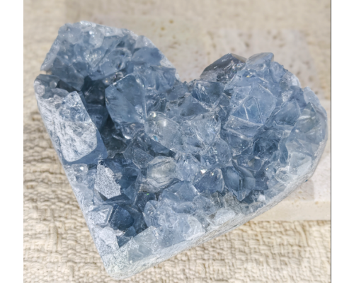 💎礦標級收藏品天青石心形原礦