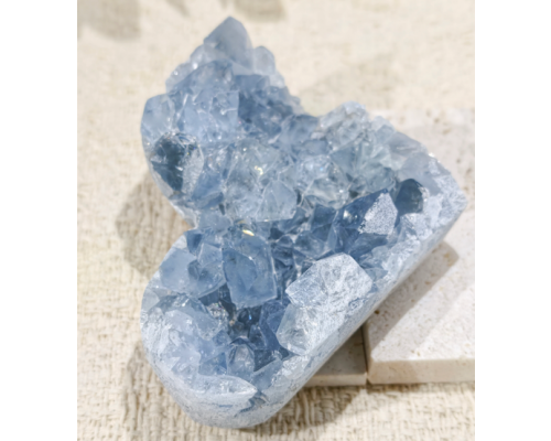 💎礦標級收藏品天青石心形原礦