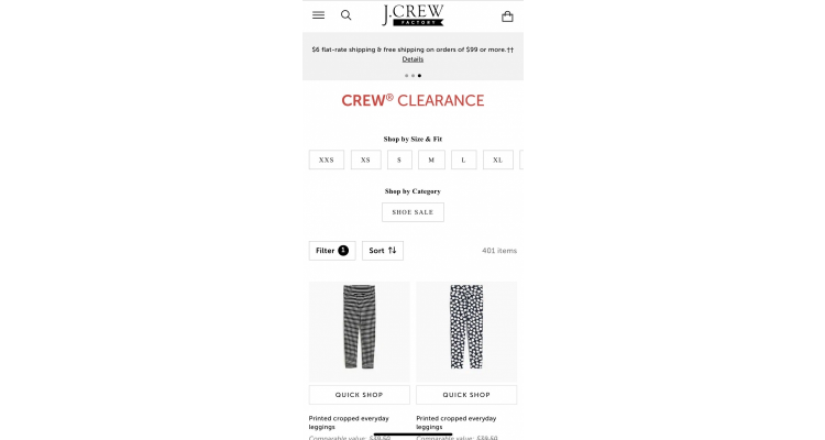 J.Crew Factory CLEARANCE
