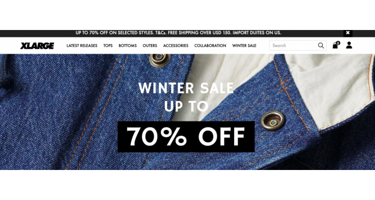 winter sale 50% off